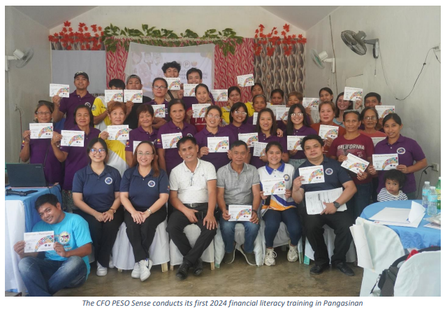 CFO Reaches Out to Region 1, Conducts PESO Sense Financial Literacy Training  in Rosales, Pangasinan